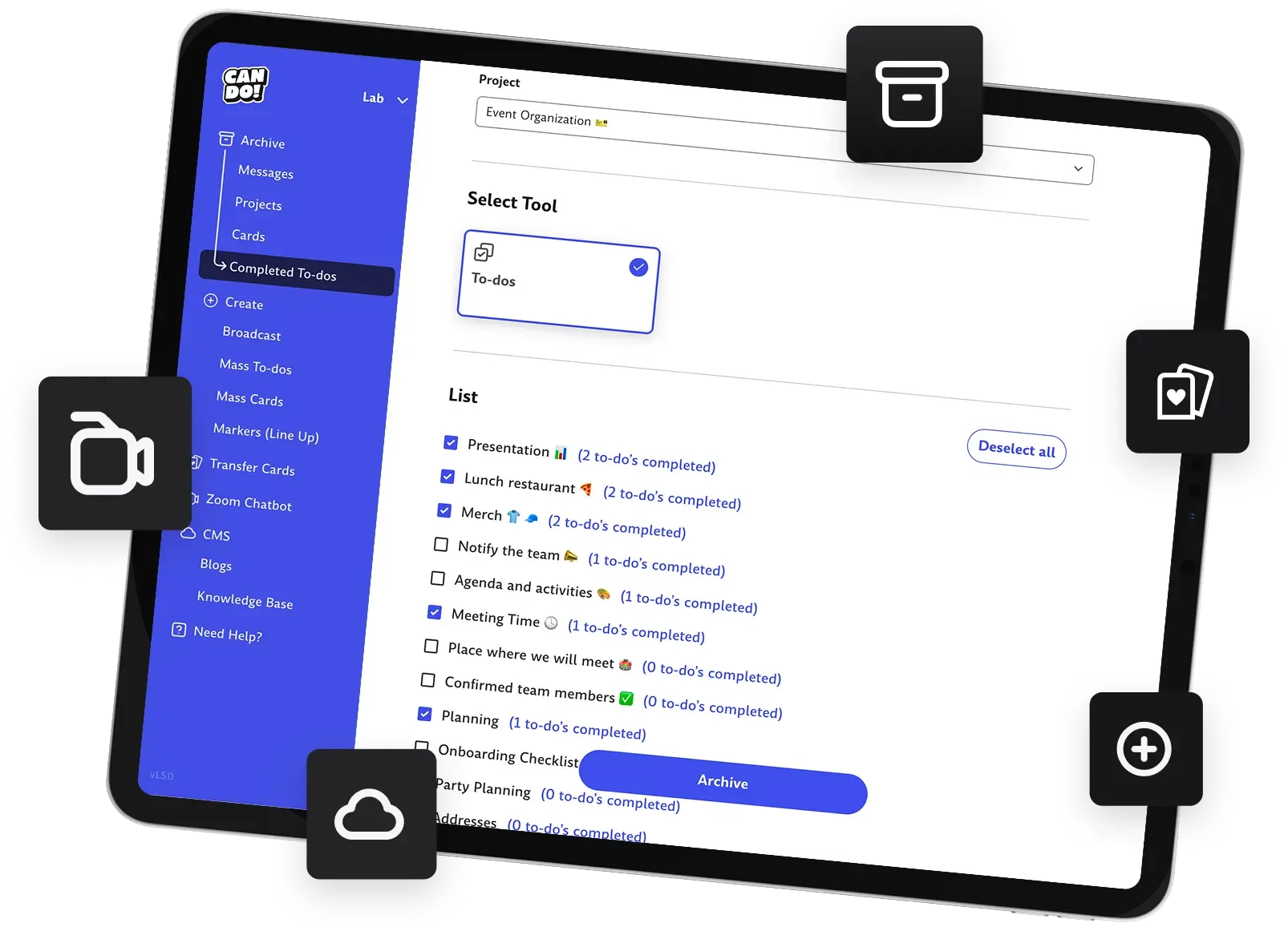 Mini Apps — Can Do Basecamp tool